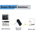 Aux Car Bluetooth Receiver 5.0 Interface 3.5mm Wireless Audio Adapter Hands Free Call Conversion Bluetooth Transmitter. 
