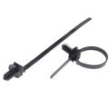 M6 M8 M10 Hole Removable Threaded Nylon Plastic Vehicle Motocycle Cable Tie Car Harness Retainer Clip Push Mount Auto Fasteners. 