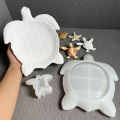 DIY Turtle Silicone Mold Large Tortoise Storage Tray Cement Mold Fish Tank Ornaments Mould Home Decoration. 