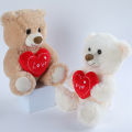 23CM Cute Heart Bear Dog Plush Toys Red Heart Print Love Creative Animal Stuffed Doll For Lovers Valentine's Day Gift. 