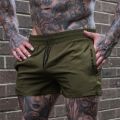 2025 Summer Gym Fitness Men's Shorts Sweatpants Thin Fashion Men Marathon Running Shorts Sports Breathable Training Pants.