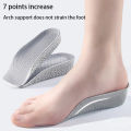 1Pair Height Increasing Insoles For Men And Women - Adjustable Heel Inserts For Sneakers - Reduce Fatigue And Discomfort. 