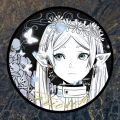 Anime Frieren: Beyond Journey's End Brooches Cosplay COSTUME Badge Pin SPTE Tinplate Brooch Prop . 