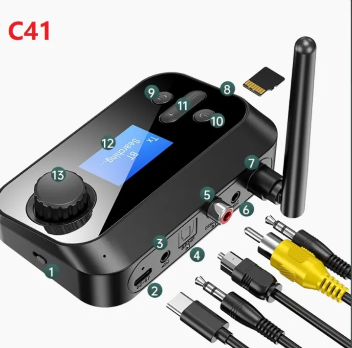 6%20in%201%20Long%20Range%20Bluetooth%205.1%20Audio%20Transmitter%20Receiver%20RCA%203.5mm%20AUX%20USB%20Dongle%20Stereo%20Wireless%20Adapter%20For%20PC%20TV%20Headphones%20-%20Image%207