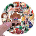 50Pcs My Hero Academia Stickers DIY Decoration Waterproof Skateboard Notebook Luggage Laptop Phone Fridge Decals. 