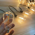 10X E12 Base LED String Light Bulbs Warm White Bulbs ST38 LED Edison Replacement Light Bulbs String Lights for Indoor Outdoor.