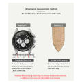 Calf Leather Watch Strap 12mm 14mm 16mm 18mm 20mm 22mm Genuine Leather Watch Band with Silver Pin Buckle. 