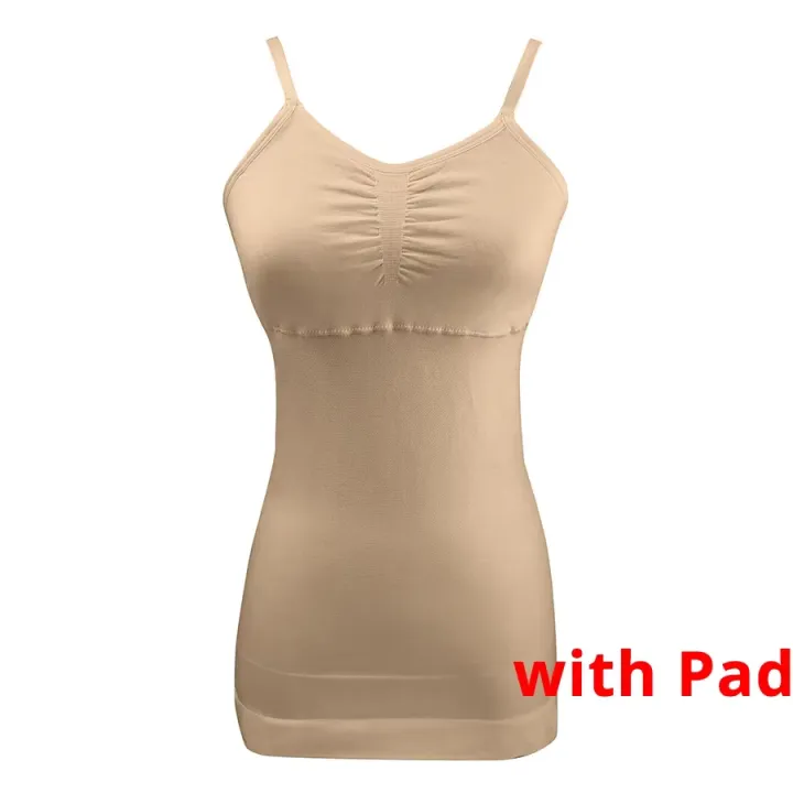 Women%20Tummy%20Control%20Shapewear%20Smooth%20Body%20Shaping%20Camisole%20Padded%20Tank%20Tops%20Slimming%20Underwear%20Seamless%20Compression%20Shaper%20-%20Image%207