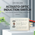 220V Intelligent Sound Voice Sensor Switch Module Detector Indoor Auto On Off Lights Switch Sound-Light Controlled Sensor Switch.