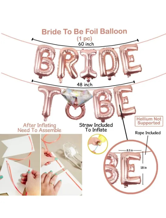 Bachelorette%20Party%20Decorations%20-%2034pcs%20Bride%20To%20Be%20Decoration%20Set%20Combo%20%7C%20Bride%20To%20Be%20Foil%20Balloon%20Banner%20%7C%20Bride%20To%20Be%20Sash%20And%20Crown%20%7C%20Rose%20Gold%20Metallic%20Balloons%20%7C%20Bride%20To%20Be%20Props%20-%20Image%203