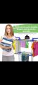 Foldable 3 Layer Clothes Drying Stand Rack - Heavy Duty Double Pole Indoor Laundry Dryer. 