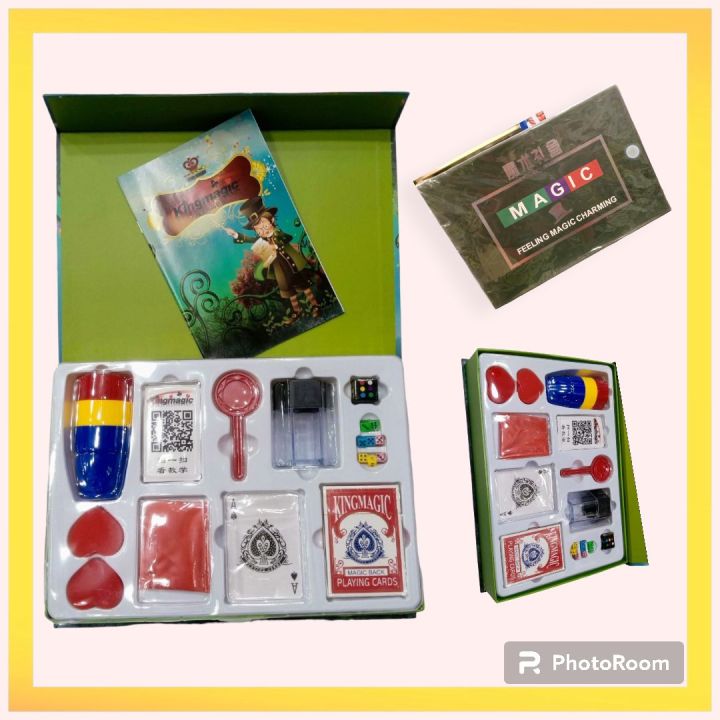 Magic tricks box several trick's in one box magic box for kids magician box magician trick's box fun box