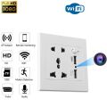 Wifi Ip 1080p Camera Dvr Wall Plug Socket Video Record Cctv Wall Camera. 