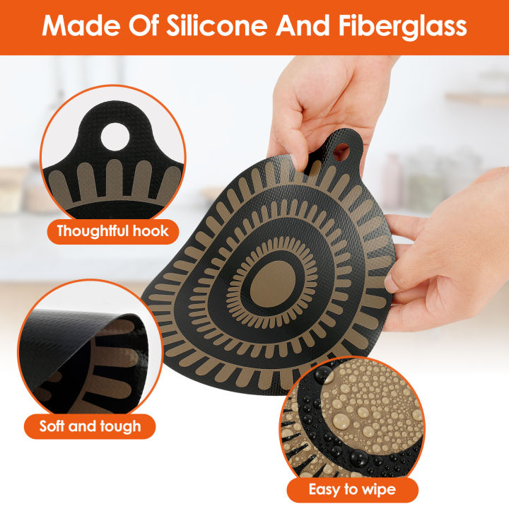 2/4Pcs%20Silicone%20Stove%20Mat%20Protector%20Induction%20Cooker%20Insulation%20Pad%20Multipurpose%20Non-Slip%20Hot%20Pads%20Cooking%20Hob%20Protective%20Cover%20-%20Image%203
