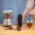 Professional Manual Coffee Grinder Upgrade All-metal Body Anti-slip Design Portable Grinder Burr Inside.