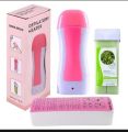 Professional Roll-On Wax Heater Machine with Aloe Wax Cartridge  Hair Removal Kit. 