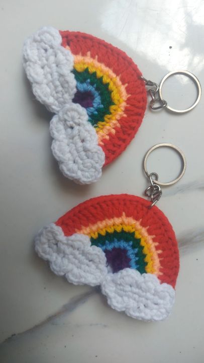 rainbow%20keychains%20for%20girls,colorful%20rainbow%20crochet%20keychain%20for%20kids%20bags.%20-%20Image%208
