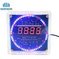 DIY Rotating Digital LED Display Module Alarm Electronic Digital Clock Kit 51 SCM Learning Board 5V DS1302. 