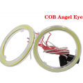 2X60MM 70MM 80MM 90MM 100MM 110MM Car LED COB Angel Eyes Halo Ring Lamp Daytime Running Light 12V Fog Headlight Decorative Light. 