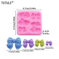 Butterfly knot flip candy chocolate silicone mold diy Large Small Butterfly cake decorating accessories clay drip silicone molds. 