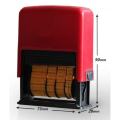 Exp/mfg built-in ink expiry date printer rubber stamp. 