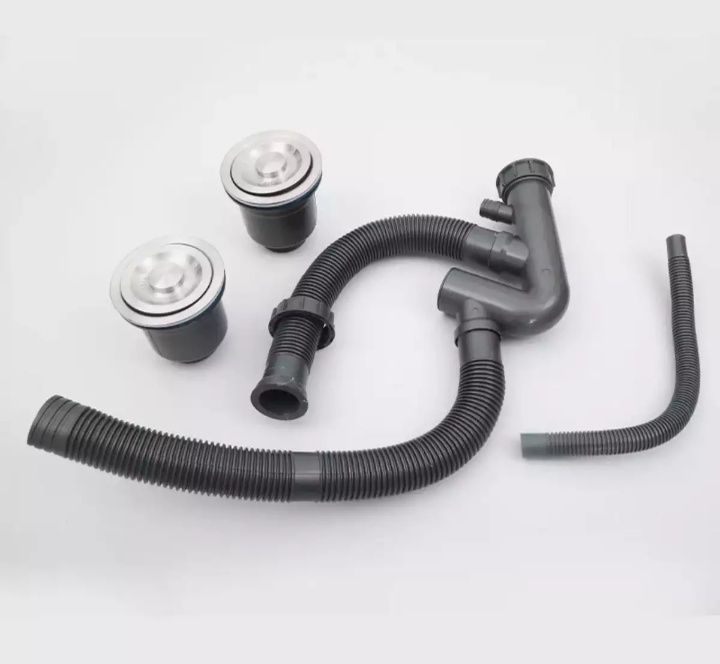 Double%20Bowl%2082%C3%9745cm%20Hand%20Made%20304%20Stainless%20Steel%20Kitchen%20Sink%20Set%20-%20Image%204