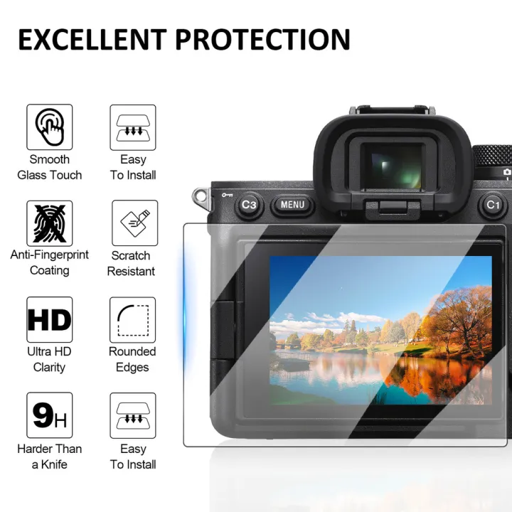 2PCS%20Camera%20Tempered%20Glass%20For%20%20Alpha%20ZV1%20A9%20A7RV%20A7R5%20A7IV%20A7M5/M4/M3/M2%20V%20A7III%20II%20A7R2%20RX100%20M6%20M7%20Screen%20Protector%20Film%20-%20Image%202