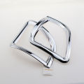 2PCs/Set ABS Chrome Car Rear Back Fog Light Lamp Frame Decoration Sticker Cover Trim for Peugeot 2008 2014-2019 Accessories. 
