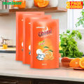 Minister Dishwashing Liquid Refill (Orange) 250mlX3 Combo Pack.
