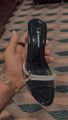 Girls transparent sleeper and casual heels. 
