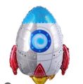 Outer Space Rocket Ship Foil Balloons (76*50cm} Astronaut theme. 