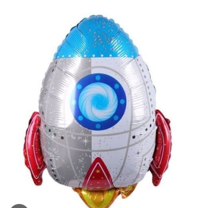 Outer Space Rocket Ship Foil Balloons (76*50cm} Astronaut theme