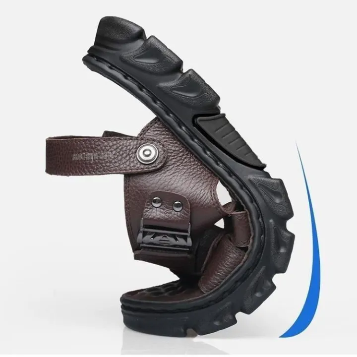 100%25%20Soft%20Sole%20Men's%20Sandals%20-%20Summer%20Waterproof%20Anti-Slip%20Beach%20Shoes,%20Thick%20Cushioned%20Premium%20Slides%20Durable%20Comfortable%20-%20Image%205