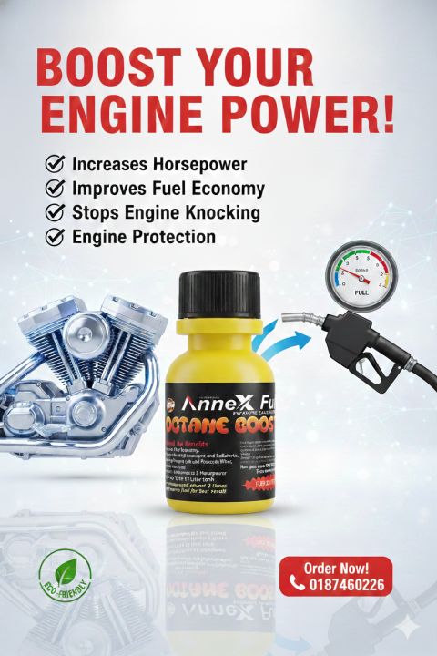 Annex Fuel Octane Boostear for Motorcycle and car- 30ml.1pc