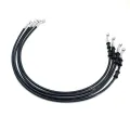 28 degre Black 400 To 2200mm Hydraulic Brake Hose DOT oil Pipe Line Braided Cable 10mm Banjo For Kawasaki Yamaha Honda ATV. 