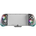LinYuvo Gaming Controller for SWITCH with Hall Effect Joystick, Turbo, Dual Vibration, 6-Axis Gyro, 8-Color RGB Lighting KS43.