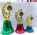top & best pack of 3 goldden and colorful trophy for 1st,2nd 3rd position for cricket, football, school awards and other achievements. 