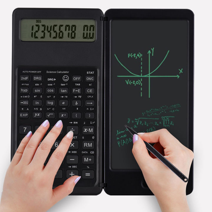 Foldable Scientific Calculator 10Digit Digital Large Display with an