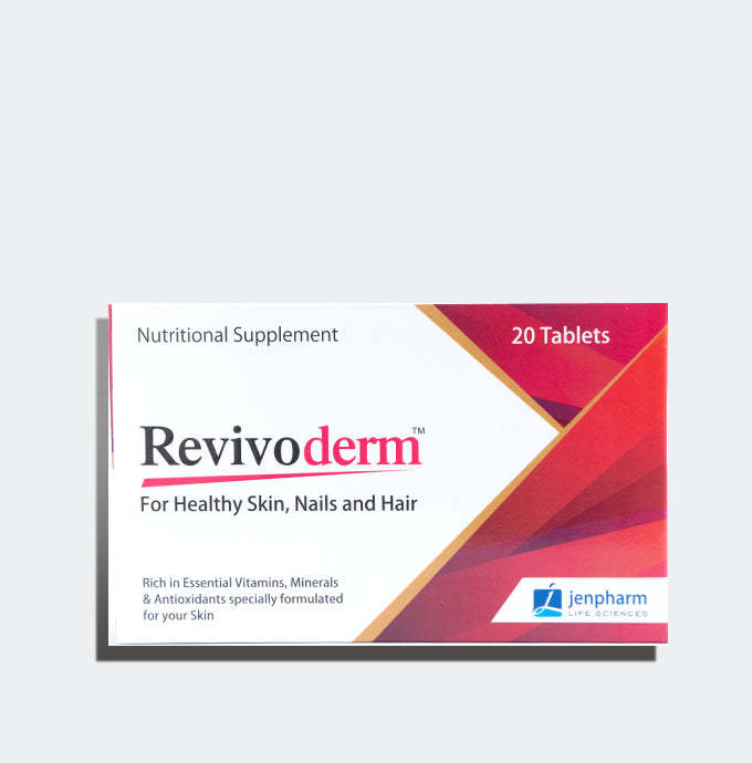Revivoderm For Healthy Skin, Nails and Hair, Prevents Hairfall, Strengthen Weak Nails, Brightens Dull Skin, Improves Heart Health, Boosts Immunity