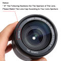 Camera Lens Cap High-quality 40.5mm 49mm 52mm 55mm 58mm 62mm 67mm 72mm 77mm 82mm Snap on Front Lens Cap for Camera.