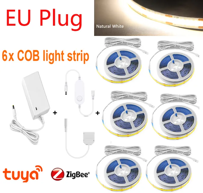 Zigbee%20Smart%20Home%206pcs/Kit%201M%202M%20COB%20LED%20Strip%20Wifi%20Decorative%20Light%20With%20Dimmable%20LED%20Dimmer%20Smart%20Switch%20Work%20With%20Tuya%20Alexa%20lightify%20-%20Image%207