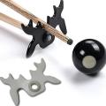 New Pool Cue Black SnookerBilliards Cue Rack Bridge Head Billiards Cross Antlers Rod Holder Accessories.