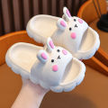 New Bunny Child Slippers Summer Cartoon Soft Sole Comfortable Antiskid Sandals Home Bathroom Beach Boy Girl Baby Sandals Casual. 