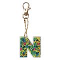 DIY Diamond Painting Keychain Diamond Mosaic Kit Diamond Art Keychains Rhinestone Pendant Gem Keychains Letters Lady Bag Pendant. 