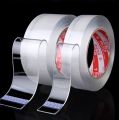 3 M/1 m Nano double sided tape clear tape super sticky transparent tape double sided tape multi-purpose clear tape sticky sticky non-residue removable time can be removed washable reusable. 
