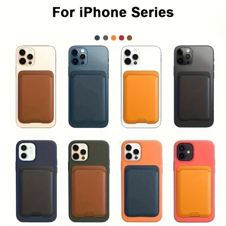 Fashion%20Women%20Leather%20Card%20Wallet%20Phone%20Card%20Holder%20For%20Magsafe%20Magnetic%20Case%20Suitable%20For%20all%20iPhone%20Cases%20Card%20Phone%20Back%20Bag%20-%20Image%203