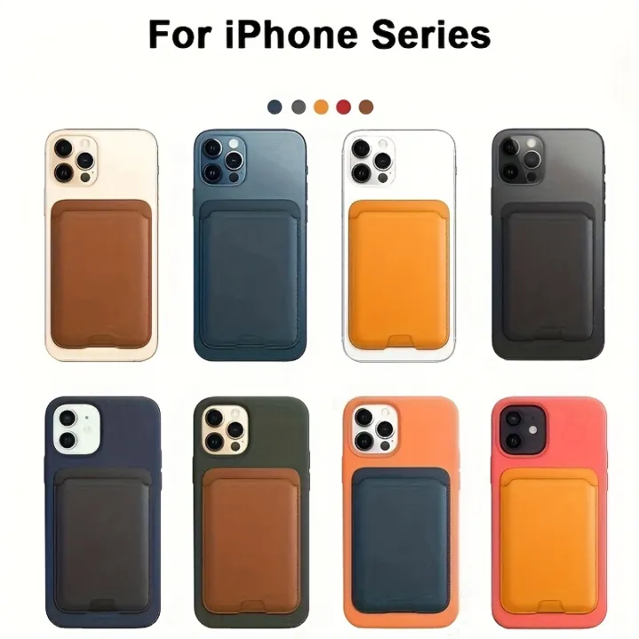Fashion%20Women%20Leather%20Card%20Wallet%20Phone%20Card%20Holder%20For%20Magsafe%20Magnetic%20Case%20Suitable%20For%20all%20iPhone%20Cases%20Card%20Phone%20Back%20Bag%20-%20Image%203