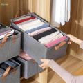 3Pcs Wardrobe Portable Clothes Organizing Storage Box. 