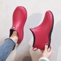 Women's Ankle Rain Boots Summer Wear-resistant Anti-Slip Couple Men And Women Short  Boots Suitable For Outdoor Camp. 