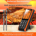 Meat thermometer, accurately measures the temperature of grilled meat, wifi mobile phone connection, multi-language switchable,. 